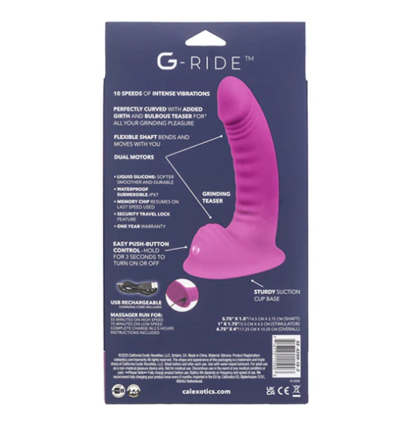 Calexotics G-Ride Road Trip Vibrator
