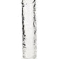 Shots Toys | REALROCK Crystal Clear 8" Straight Dildo No Balls - Translucent
