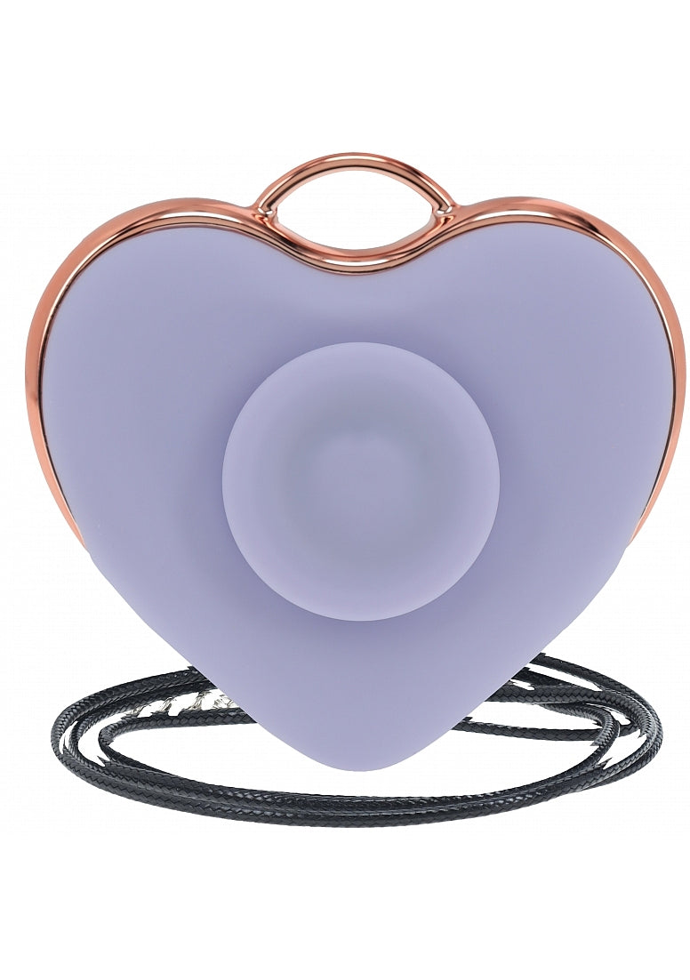 Shots Toys | LOVELINE Luvie - AirTapTech Tapping Sucking Heart Shaped Vibrator - Lavender