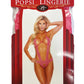 Popsi Lingerie Pink String Lace Teddy Size OS