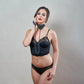 Sportsheets Velvet Noir Collar & Leash