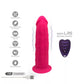 Adrien Lastic Silexd 7" Model 2 Remote Control LRS Vibrating Dildo Pink