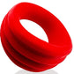 Hunkyjunk Expander Slimmer Scoop Style Cockring Red Velvet