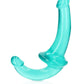 Shots Toys | REALROCK Crystal Clear 6" Strapless Strap On - Turquoise