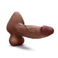 COTR | B-Vibe Slipskin Realistic Silicone Dildo - 9" Girthy Brown