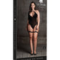 Le Desir Shade - Metis XVI - Body with Garters and Crossed Neckline Black Size OSX