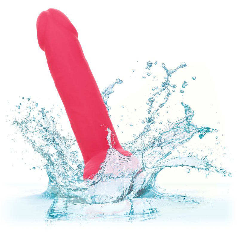 CalExotics Neon Silicone Studs Dildo 6"/15.25 cm - Pink