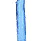 Shots Toys | REALROCK Crystal Clear 10" Straight Dildo No Balls - Blue
