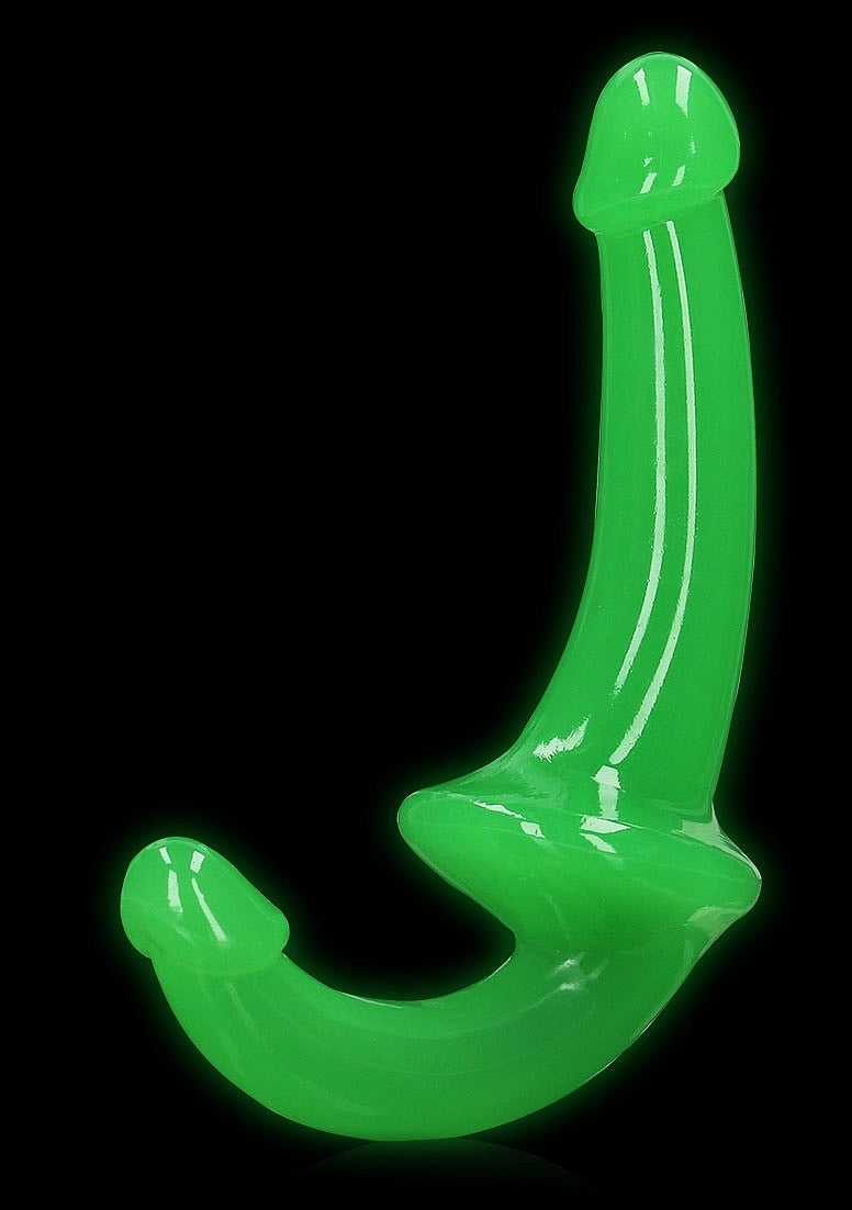 Shots Toys | REALROCK 13.5cm (6") Strapless Strap-On Glow in the Dark - Green