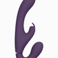Shots Toys | VIVE Suki Vibrating G-Spot Clitoral Triple Vibrator Strapless Strap On Purple