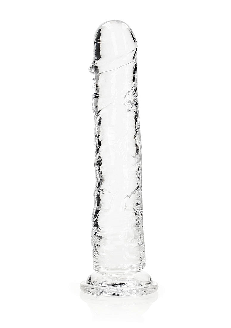 Shots Toys | REALROCK Crystal Clear 11" Straight Dildo No Balls - Translucent
