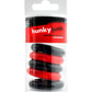 Hunkyjunk Jacker 5-stack Five-pack Tube Super-strong Cockrings Blue/Black