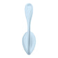 Satisfyer Smooth Petal Light Blue USB Rechargeable Wearable Stimulator with App Control