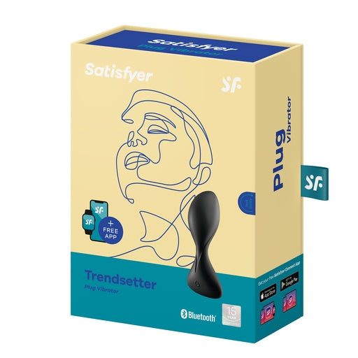 Satisfyer Trendsetter Anal Vibrator Connect App Black