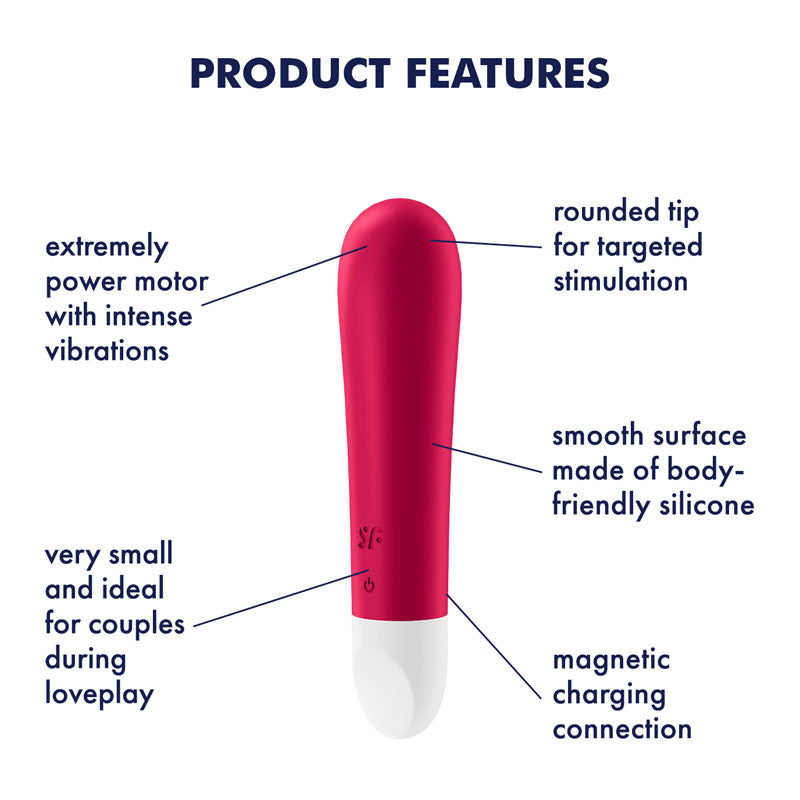 Satisfyer Ultra Power Bullet 1 Vibrator Red