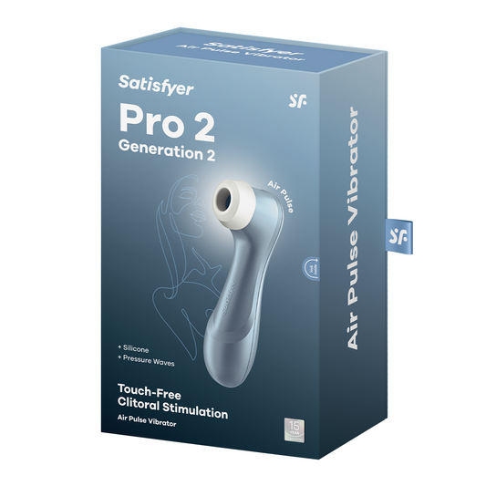 Satisfyer Pro 2 Touch-Free USB-Rechargeable Clitoral Stimulator - Blue