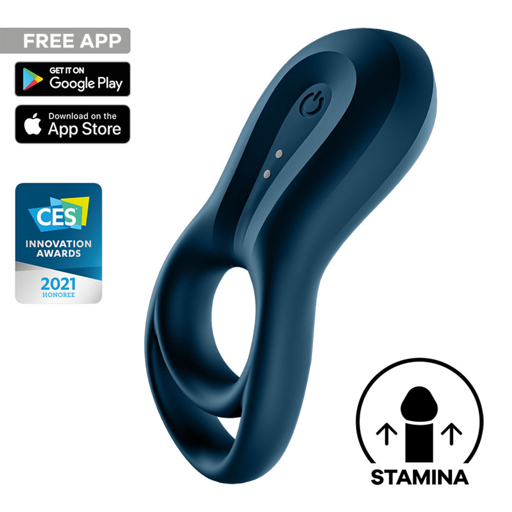 Satisfyer Epic Duo Vibrating Cockring Cock Ring (App)