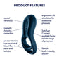 Satisfyer Epic Duo Vibrating Cockring Cock Ring (App)