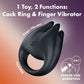 Satisfyer Perfect Pair 1 - 2-in-1 Finger Vibrator and Cock Ring Couples Ring