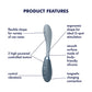 Satisfyer G-Spot Flex 3 Multi Vibrator Grey