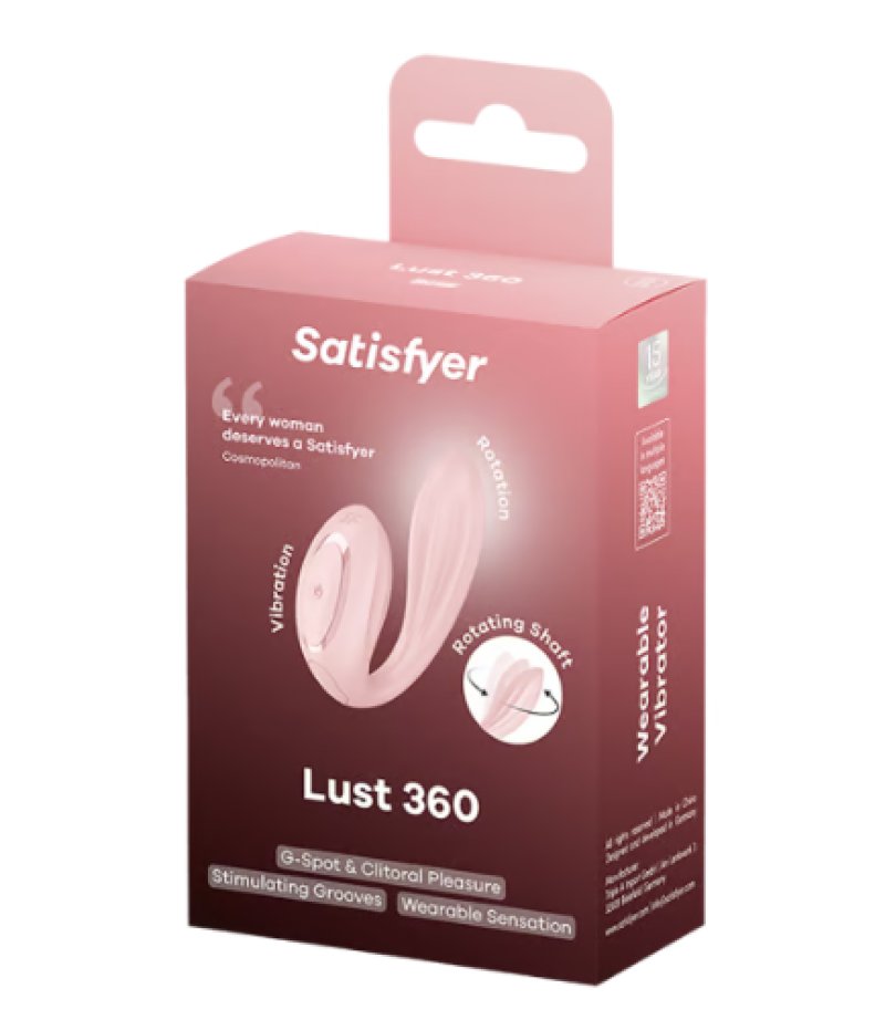 Satisfyer Lust 360 - Wearable G-Spot & Clitoral Vibrator - Rose