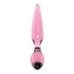 Satisfyer Triple Crystal 2 - Pink Glass 3-in-1 Dildo & Butt Plug
