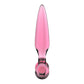 Satisfyer Triple Crystal 2 - Pink Glass 3-in-1 Dildo & Butt Plug