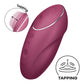 Satisfyer Tap & Climax 1 Red USB Rechargeable Pulsing Tapping Stimulator Vibrator