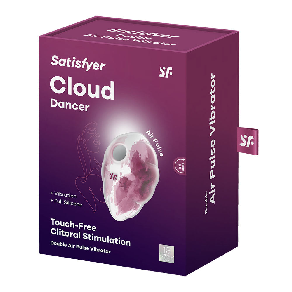 Satisfyer Cloud Dancer Air Pulse + Vibrator Red
