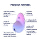 Satisfyer Pixie Dust Air Pulse + Vibrator Violet/Pink