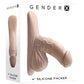 Gender X 4" SILICONE PACKER LIGHT Flesh 10cm Packer
