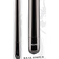 Evolved REAL SIMPLE Black Chrome 10cm USB Rechargeable Bullet Vibrator
