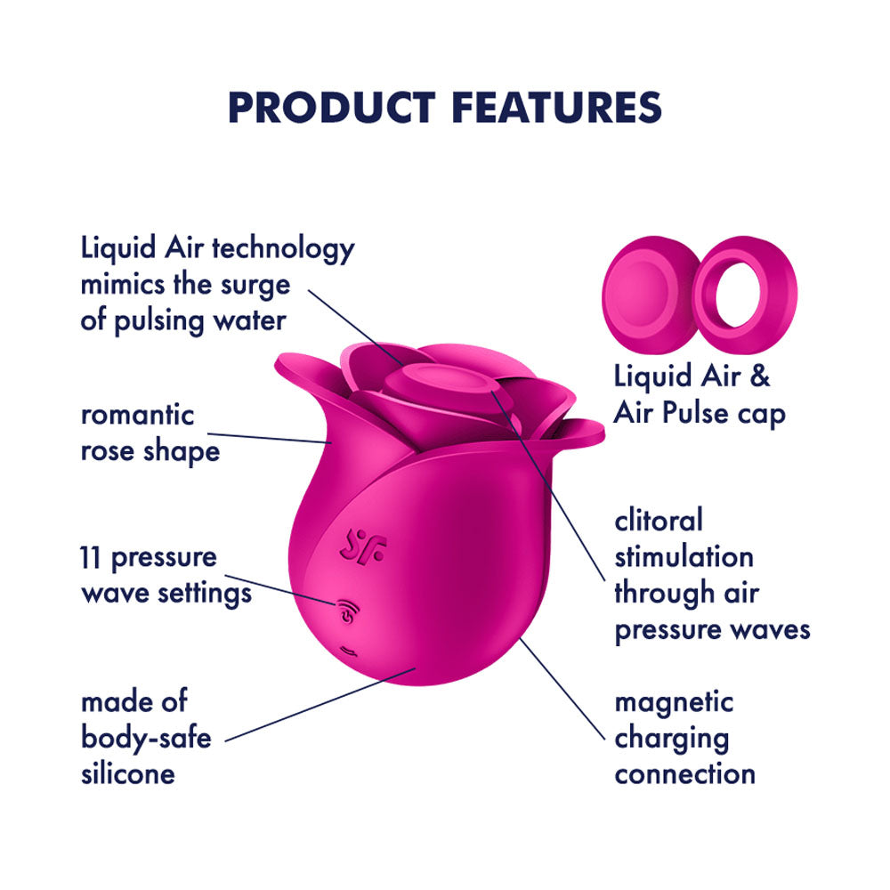 Satisfyer Pro 2 Modern Blossom - Air Pulse Rose Stimulator Pink