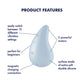 Satisfyer Dew Drop - Light Blue USB Rechargeable Stimulator Lay-on Vibrator