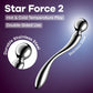 Satisfyer Star Force 2 - Chrome Steel 22cm Dildo