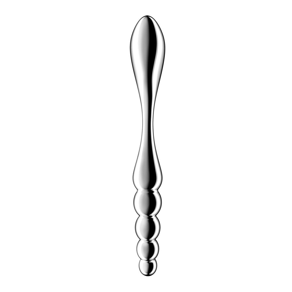 Satisfyer Star Force 1 - Chrome Steel 21cm Dildo