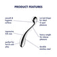 Satisfyer Star Force 4 - Chrome Steel 26cm Dildo