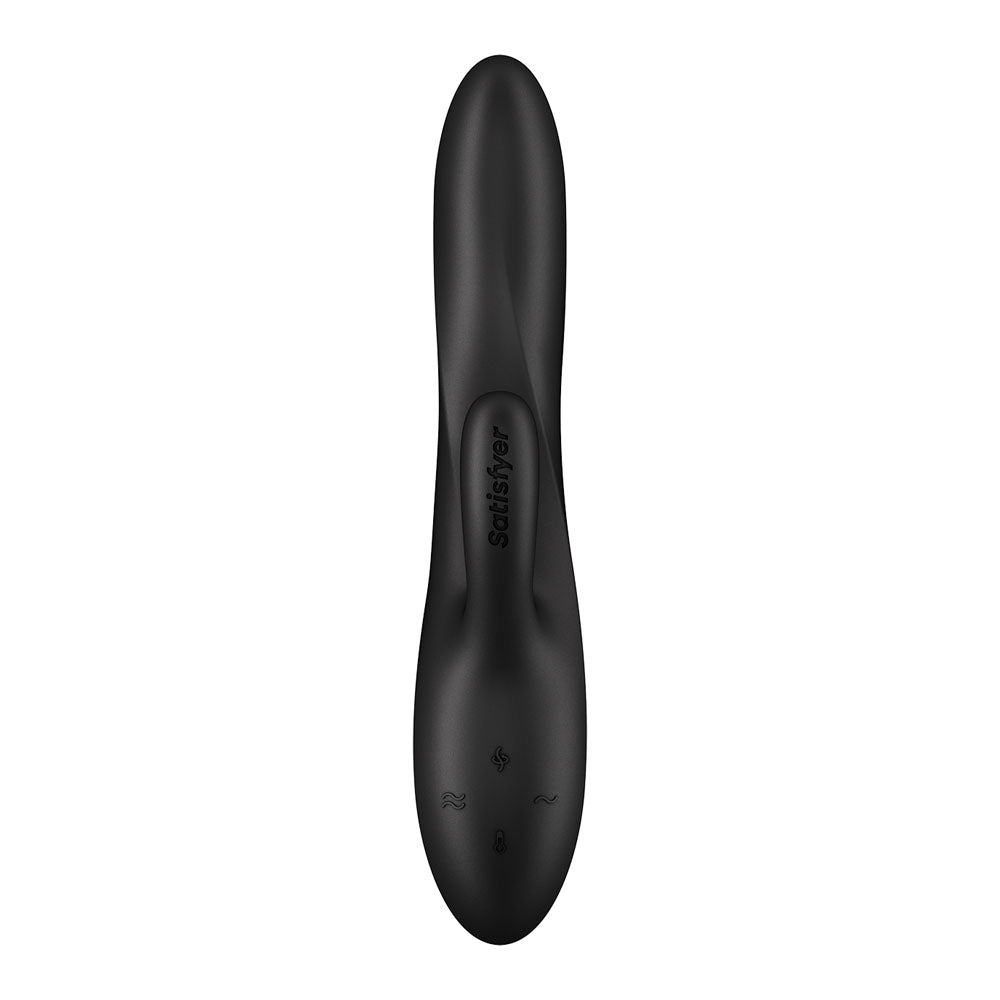 Satisfyer Heat Flex 3 - Warming and Rotating Rabbit Vibrator - Black
