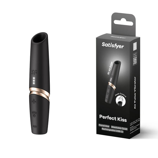 Satisfyer Perfect Kiss - Mini Travel 3D Air Pulse Vibrator
