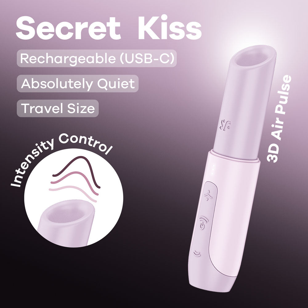 Satisfyer Secret Kiss - Mini Travel 3D Air Pulse Vibrator