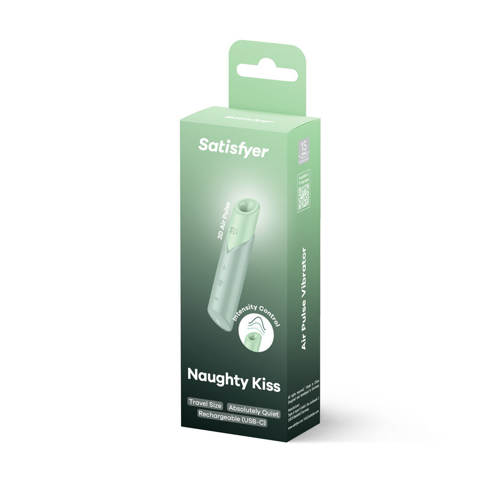 Satisfyer Naughty Kiss - Mini Travel 3D Air Pulse Vibrator