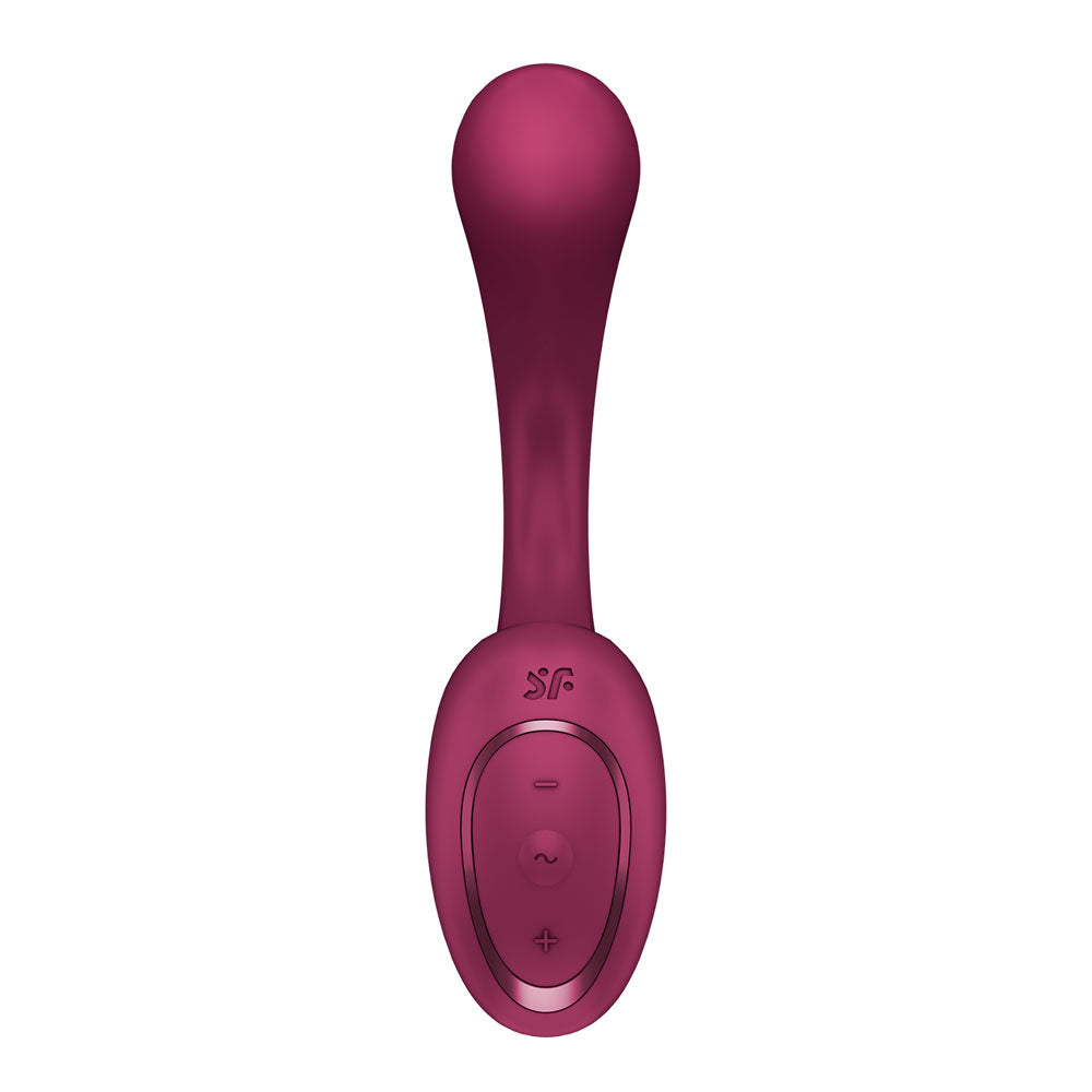 Satisfyer G For Goddess 2 - G-Spot Clitoral Rabbit Vibrator Wine Red