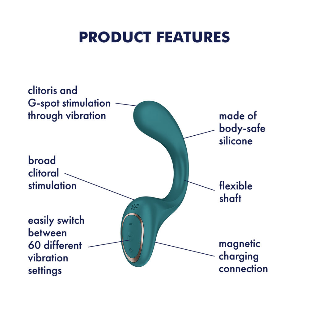 Satisfyer G For Goddess 2 - G-Spot Clitoral Rabbit Vibrator Bottle Green