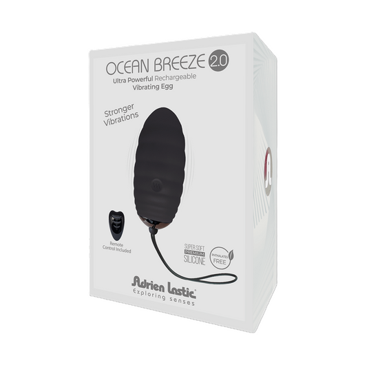 Adrien Lastic Ocean Breeze Rechargeable Bullet with Remote Black 2.0
