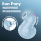 Satisfyer Sea Pony - Air Pulse Stimulator Baby Blue