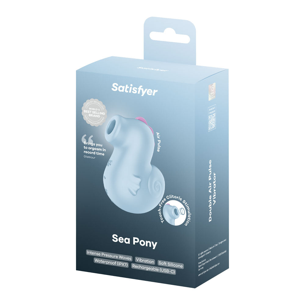 Satisfyer Sea Pony - Air Pulse Stimulator Baby Blue