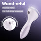 Satisfyer Wand-erful - Violet Air Pulse Massage Wand Vibrator