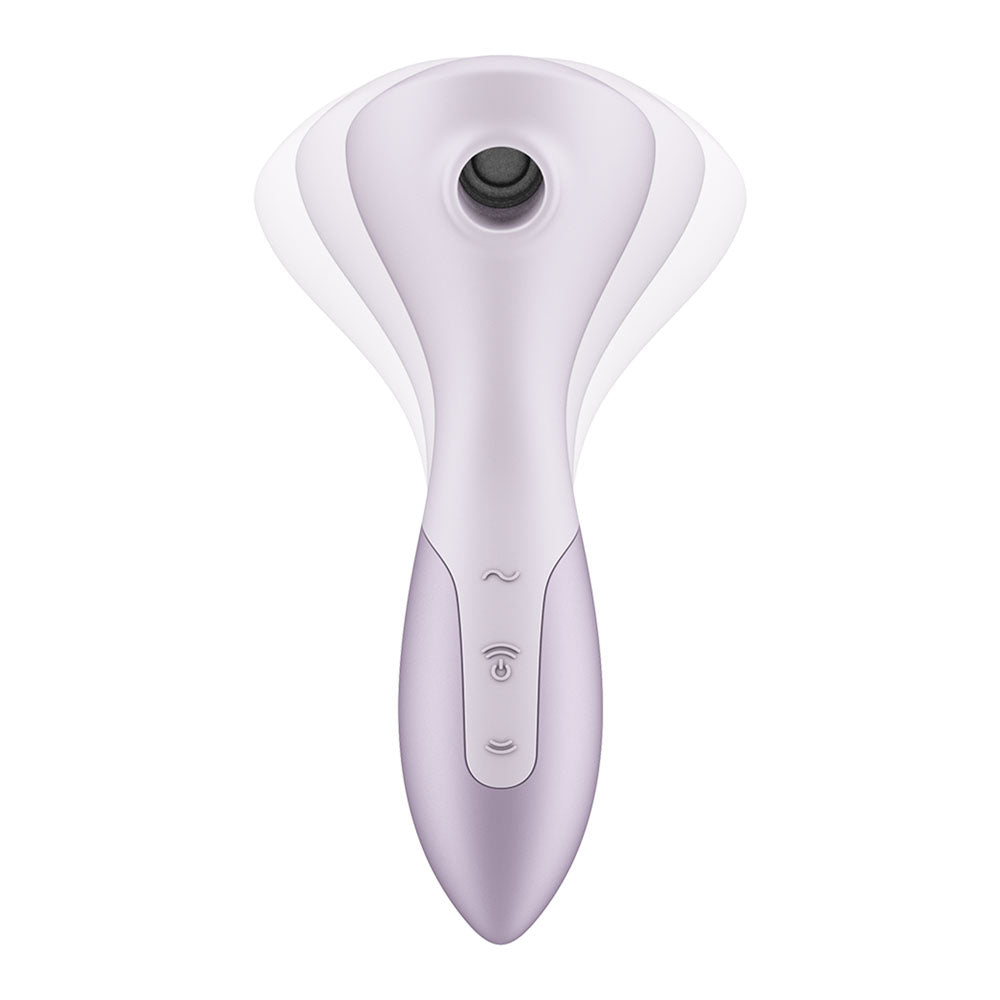 Satisfyer Wand-erful - Violet Air Pulse Massage Wand Vibrator