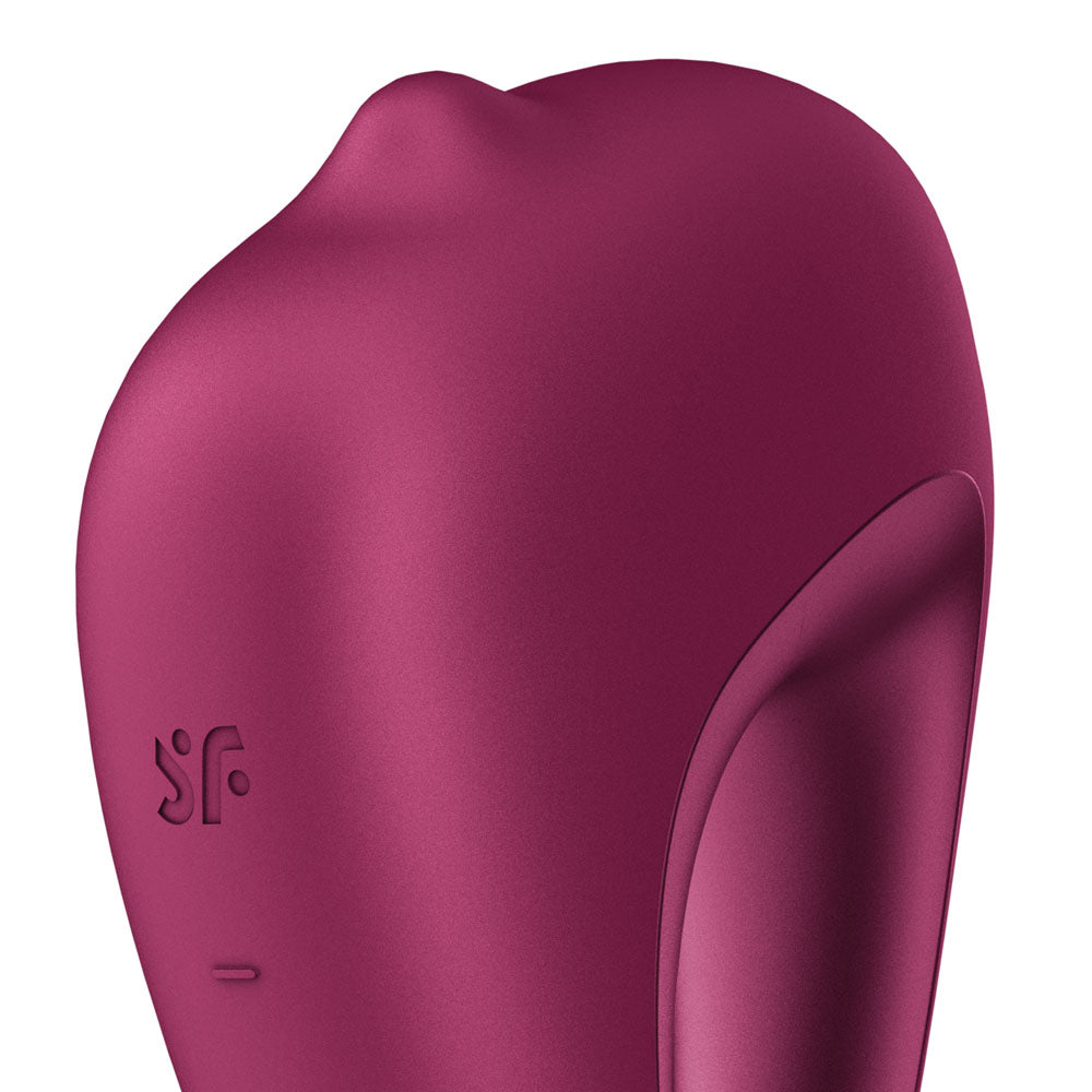Satisfyer Delighterrr - Vibrating Rolling Ball Lay-on Vibrator - Berry