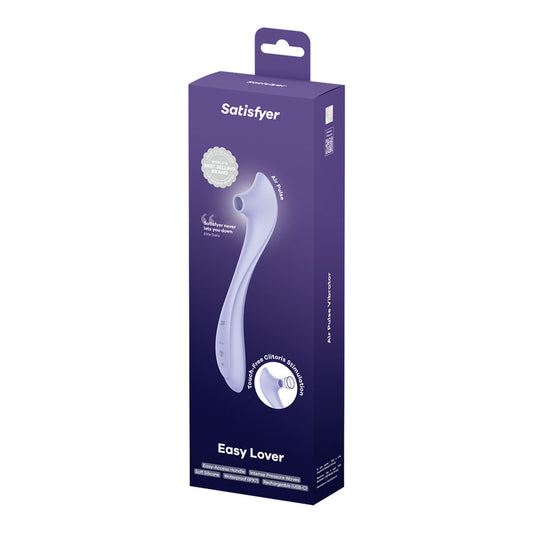 Satisfyer Easy Lover - Purple Air Pulse Clitoral Stimulator Vibrator